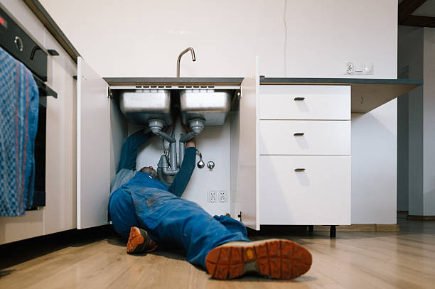 Professional Drain Cleaning technician working in Glen Flora, TX